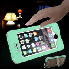 Funda Noctilucente Impermeable con Soporte para iPhone 6 y 6S