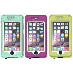 Funda Noctilucente Impermeable con Soporte para iPhone 6 y 6S
