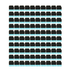 100 PCS Altavoz Timbre Timbre Espalda Esponj...