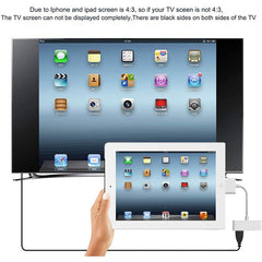 Adaptador AV HDMI digital a HDTV para iPad