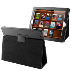Funda de cuero para iPad 4, 3 y 2