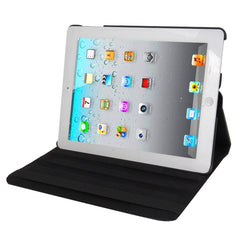 Funda de cuero giratoria de 360 grados con f...