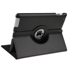 Funda de cuero giratoria de 360 grados con f...