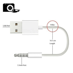 Cable de carga y sincronización de datos USB a conector de 3,5 mm
