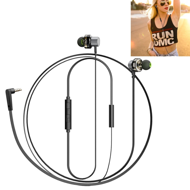 Awei Z1 1,2 m 3,5 mm auricular con control de cable y micrófono