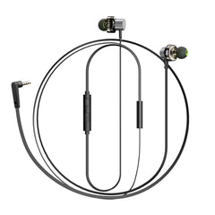 Awei Z1 1,2 m 3,5 mm auricular con control de cable y micrófono