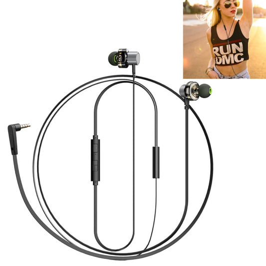 Awei Z1 1,2 m 3,5 mm auricular con control de cable y micrófono