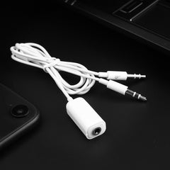 Cable adaptador de conector para auriculares macho de 78 cm y 3,5 mm