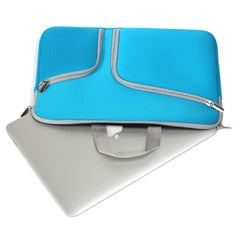 Bolso de mano con doble bolsillo y cremallera para Macbook Air de 11,6 pulgadas