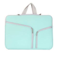 Bolso de mano con doble bolsillo y cremallera para Macbook Air de 11,6 pulgadas