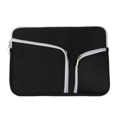 Bolso de mano con doble bolsillo y cremallera para Macbook Air de 13 pulgadas