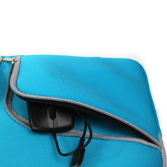 Bolso de mano con doble bolsillo y cremallera para Macbook Air de 13 pulgadas