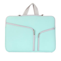 Bolso de mano con doble bolsillo y cremallera para Macbook Air de 13 pulgadas