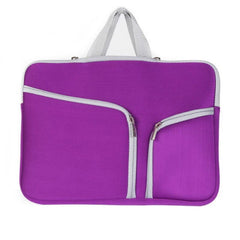 Bolso de mano con doble bolsillo y cremallera para Macbook Pro de 15 pulgadas