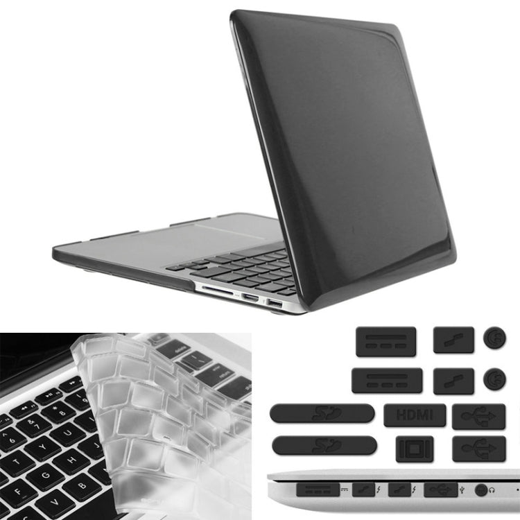 Juego de estuches de plástico ENKAY Crystal para MacBook Pro Retina de 13,3 pulgadas, versión estadounidense