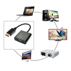 Adaptador DisplayPort macho a VGA hembra