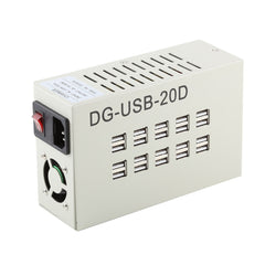 Cargador rápido de 60W 12A 20 puertos USB