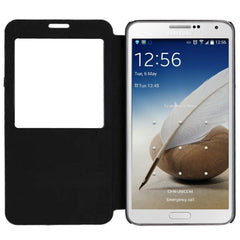 Funda de cuero con tapa estilo jeans para Galaxy Note III / N9000