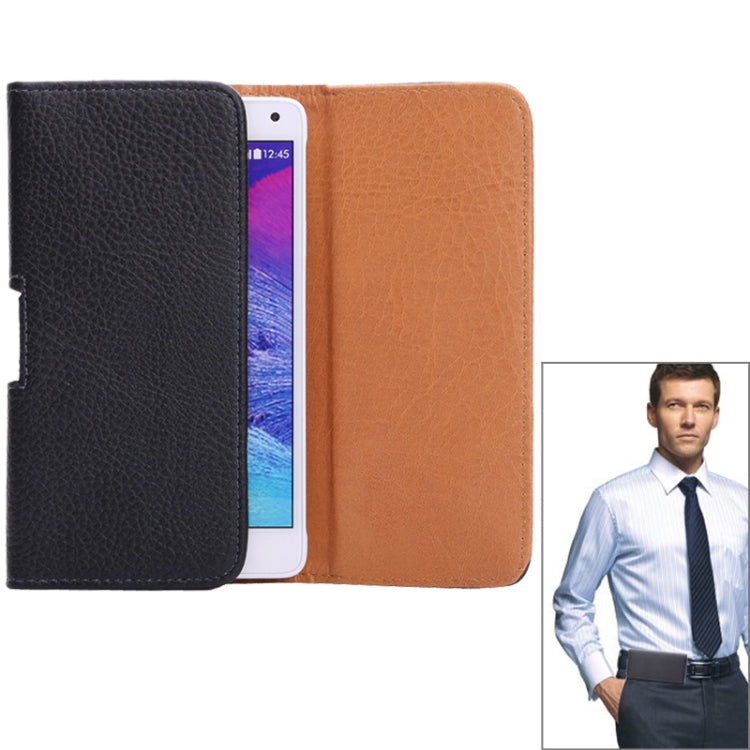 Riñonera Horizontal con Textura Litchi para Samsung Galaxy Note 4