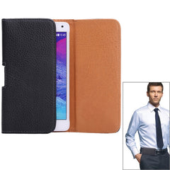 Riñonera Horizontal con Textura Litchi para Samsung Galaxy Note 4