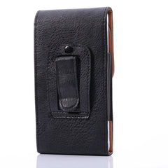 Funda de cuero con textura Litchi de 5 pulgadas / Riñonera