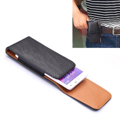 Funda de cuero con textura Litchi de 5 pulgadas / Riñonera