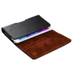Riñonera de Piel Estilo Horizontal para iPhone XS Max