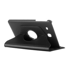 Funda de cuero con rotación de textura Litchi para Galaxy Tab E 9.6