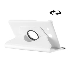 Funda de cuero con rotación de textura Litchi para Galaxy Tab E 9.6
