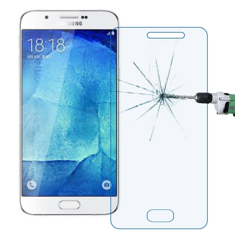 Para Galaxy A8 0.26mm 9H+ Dureza superficial...