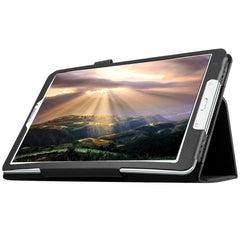 Funda de PU con textura Litchi para Galaxy Tab E 9.6 / T560 / T561