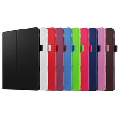 Funda de PU con textura Litchi para Galaxy Tab E 9.6 / T560 / T561