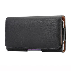 Funda de cuero / riñonera con tapa vertical ...