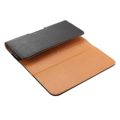 Funda de cuero / riñonera con tapa vertical ...
