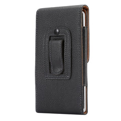 Funda de cuero vertical con tapa vertical co...