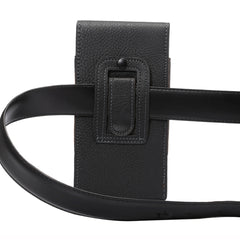 Funda de cuero vertical con tapa vertical co...