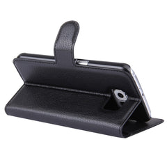 Para Galaxy S6 / G920 Funda de cuero con tap...
