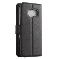 Para Galaxy S6 Edge / G925 Funda de cuero co...