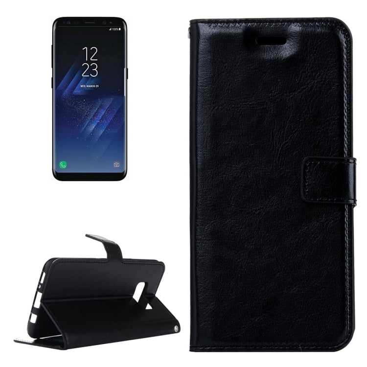 Para Galaxy S8 Retro Crazy Horse Texture Fun...