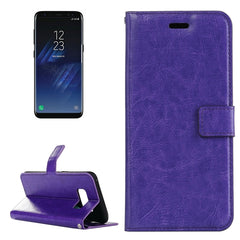 Para Galaxy S8 Retro Crazy Horse Texture Fun...