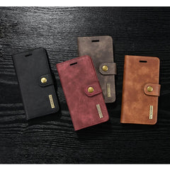 DG.MING para Galaxy Note 8 Crazy Horse Textu...