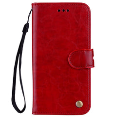 Para Galaxy A8 (2018) Funda de cuero con tap...