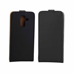 Funda de cuero de TPU con tapa vertical esti...