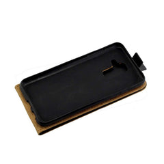 Funda de cuero de TPU con tapa vertical esti...