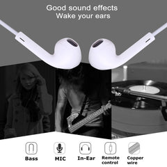 M27 Auriculares estéreo de graves dinámicos de 3,5 mm con micrófono
