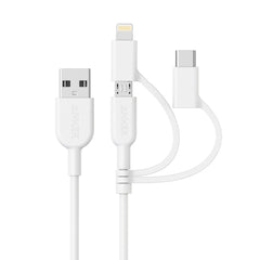 ANKER USB a 8 pines + Micro USB + Cable de datos MFI tipo C