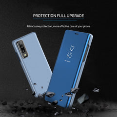 Funda de cuero inteligente Mirror Clear View...