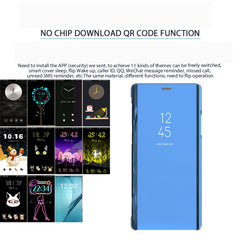 Funda de cuero inteligente Mirror Clear View...