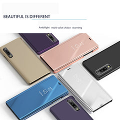 Funda de cuero inteligente Mirror Clear View...