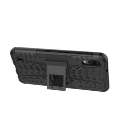 Funda con patrón de neumático PC + TPU a prueba de golpes para Galaxy M10